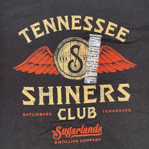 Sugarlands Distilling Company Tennessee Shiners Club T-shirt Men XXL Black - Picture 2 of 5